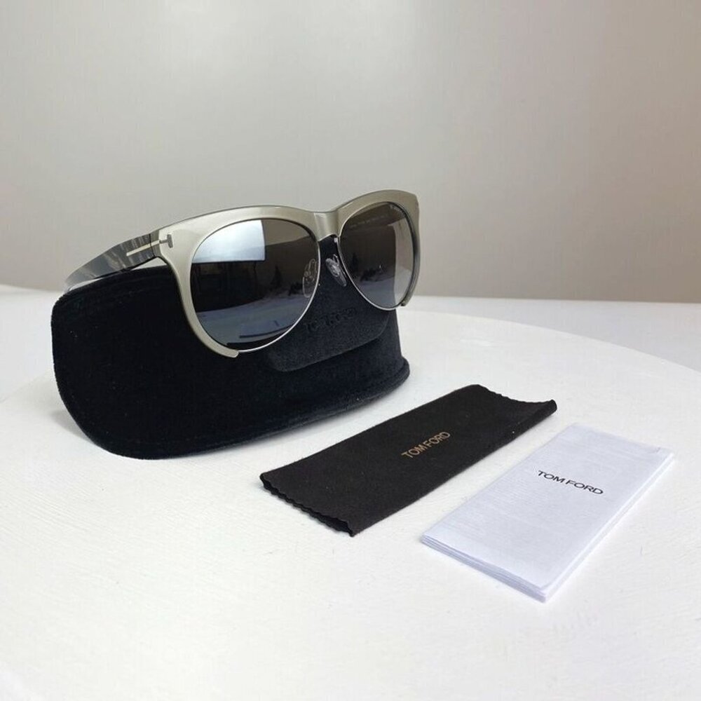 NWT Tom Ford FT0365 Silver Square 59mm Sunglasses - Picture 6 of 7